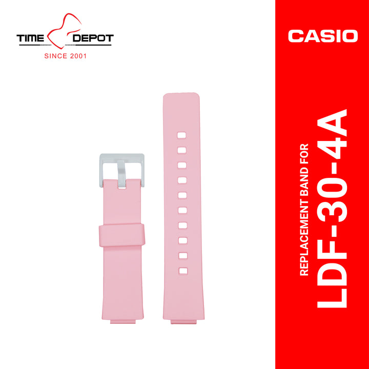 Casio (10289296) Genuine Factory Replacement Watch Resin Band Pink