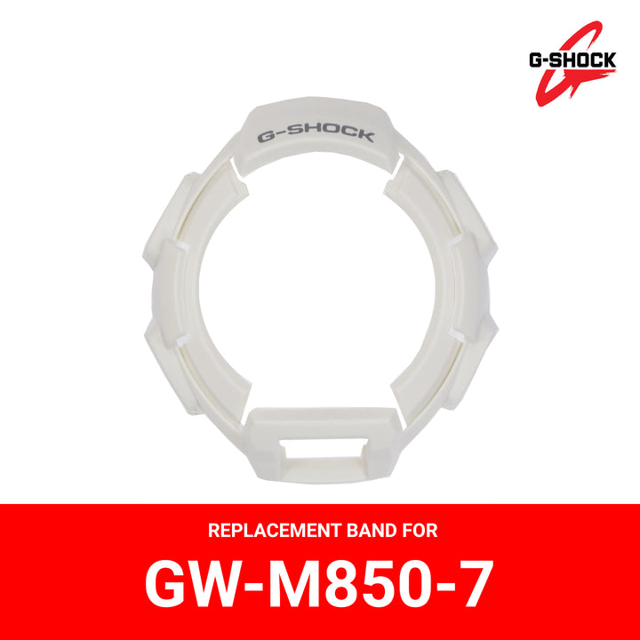 Casio G-Shock (10303893) Genuine Factory Replacement Watch Resin Bezel White
