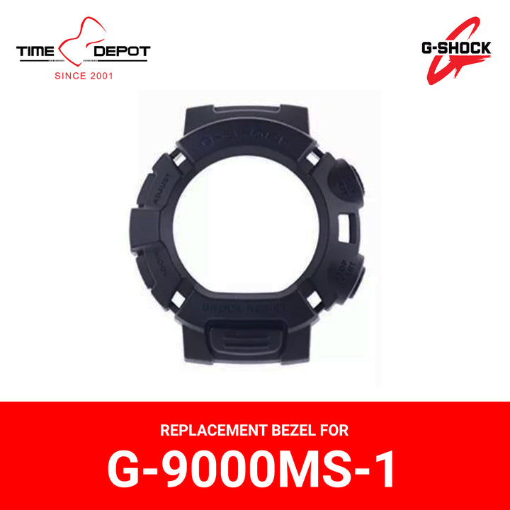 Casio G-Shock (10331426) Genuine Factory Replacement Watch Resin Bezel Black