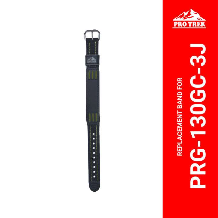 Casio Protrek (10332889) Genuine Factory Replacement Watch Cloth Band Black