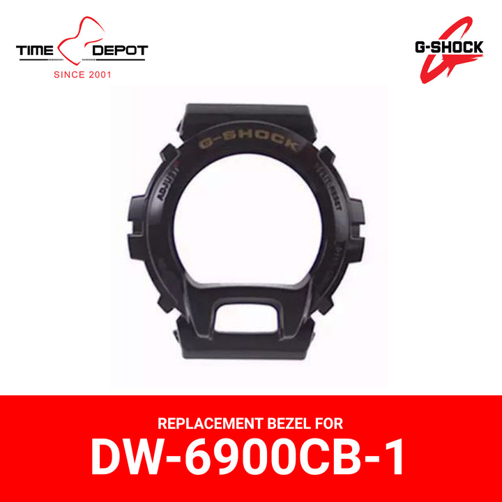 Casio G-Shock (10349783) Genuine Factory Replacement Watch Resin Bezel Black