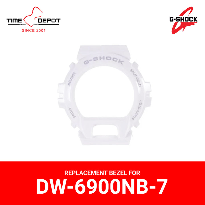Casio G-Shock (10382292) Genuine Factory Replacement Watch Bezel White