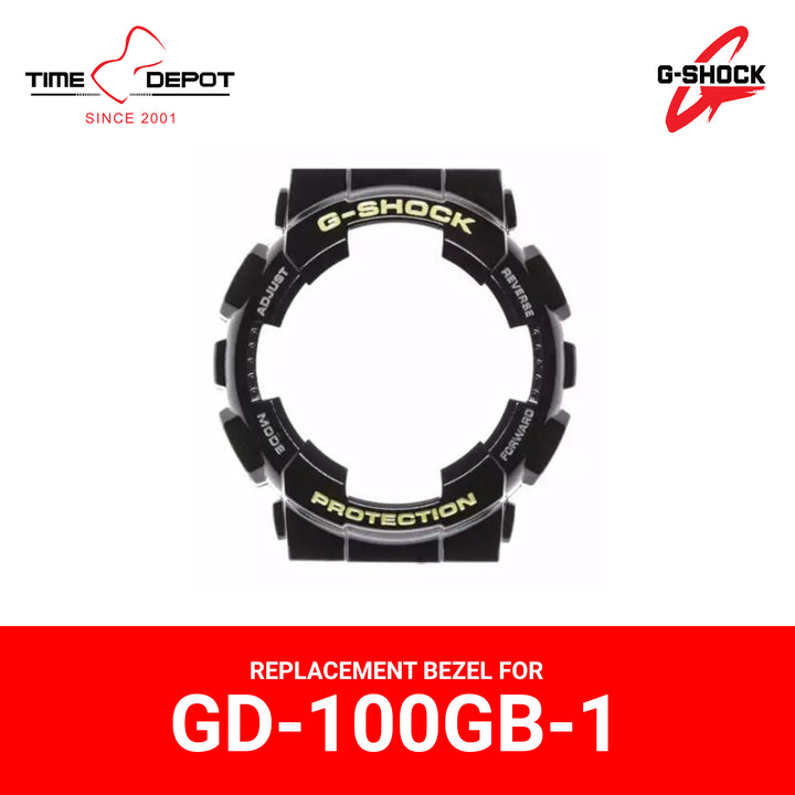 Casio G-Shock (10391046) Genuine Factory Replacement Watch Bezel Black