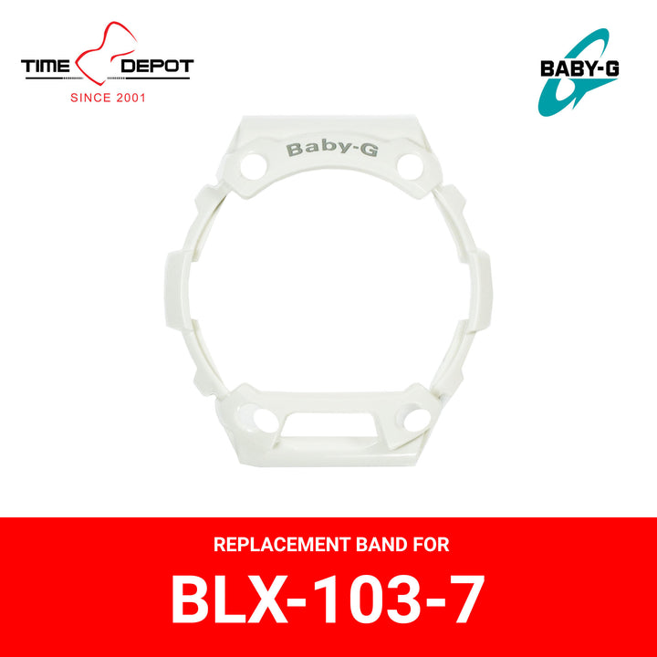 Casio Baby-G 10424619 Genuine Factory Replacement Watch Bezel White