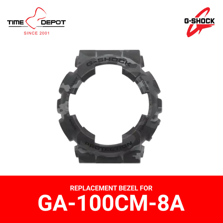 Casio G-Shock (10466425) Genuine Factory Replacement Watch Bezel Grey