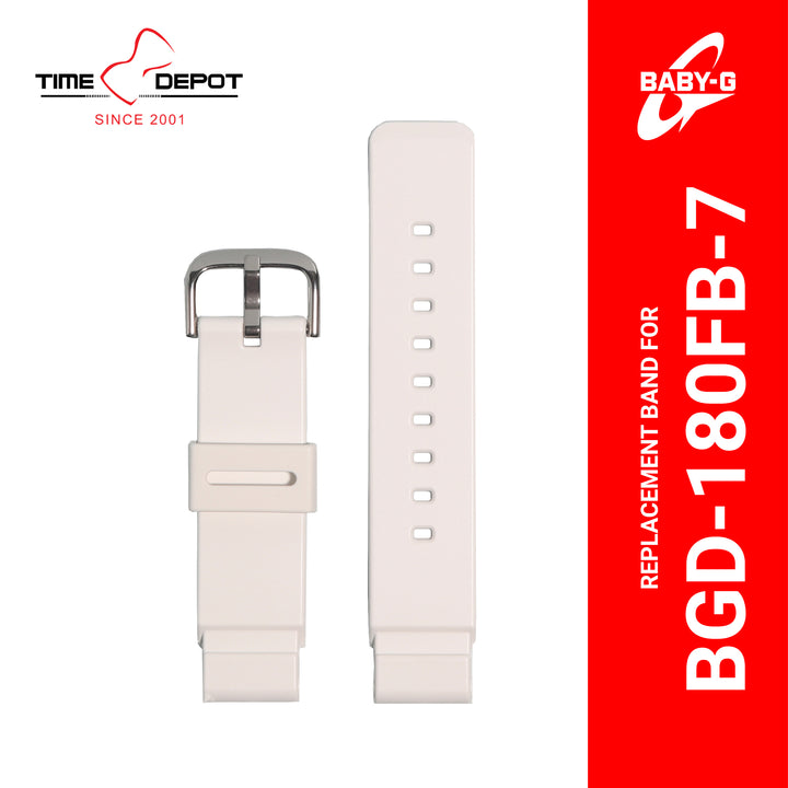 Casio Baby-G (10470518) Genuine Factory Replacement Watch Band White