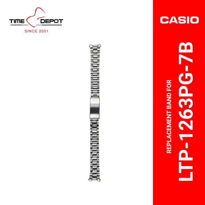 Casio (10471199) Genuine Factory Replacement Watch Stainless Steel Band