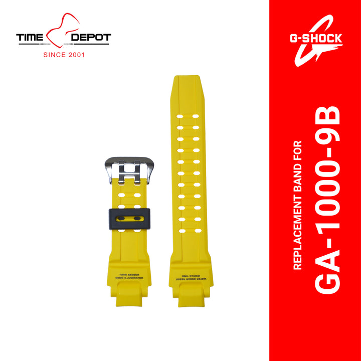 Casio G-Shock (10475506) Genuine Factory Replacement Watch Resin Band Yellow