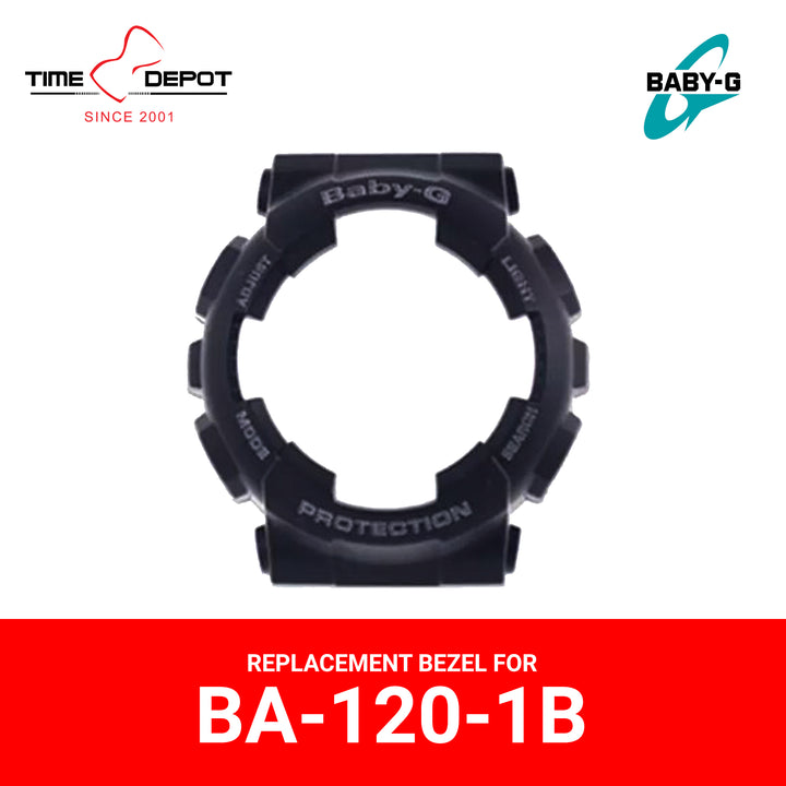 Casio Baby-G (10506655) Genuine Factory Replacement Watch Bezel Black