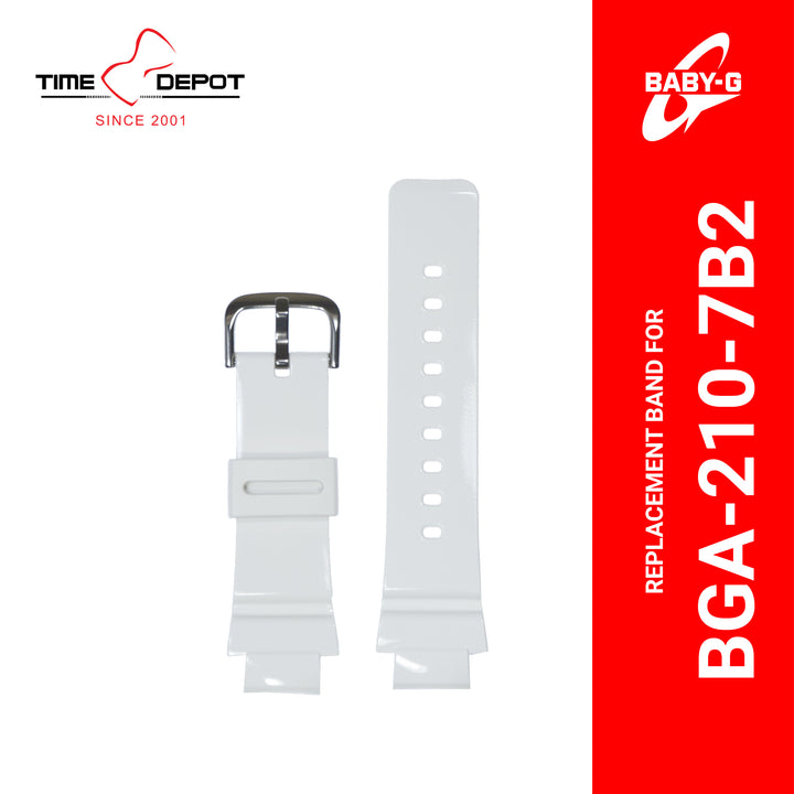 Casio Baby-G (10508600) Genuine Factory Replacement Watch Resin Band White