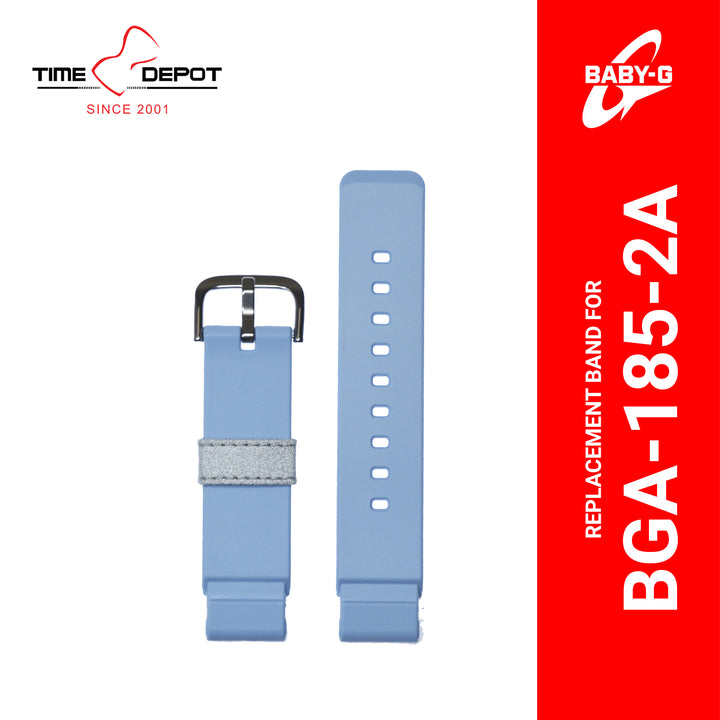 Casio Baby-G (10518605) Genuine Factory Replacement Watch Resin Band Blue