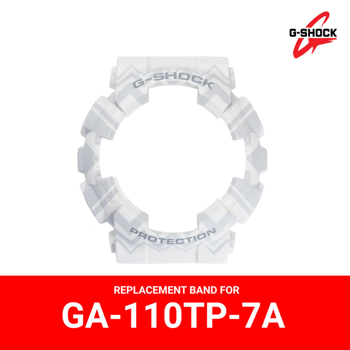 Casio G-Shock (10523426) Genuine Factory Replacement Watch Resin Bezel White