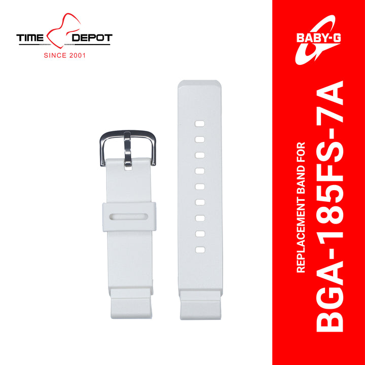 Casio Baby-G 10534703 Genuine Factory Replacement Watch Resin Band White