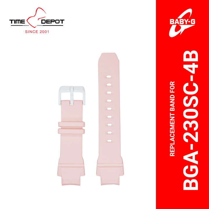 Casio Baby-G 10540853 Genuine Factory Replacement Watch Resin Band Pink