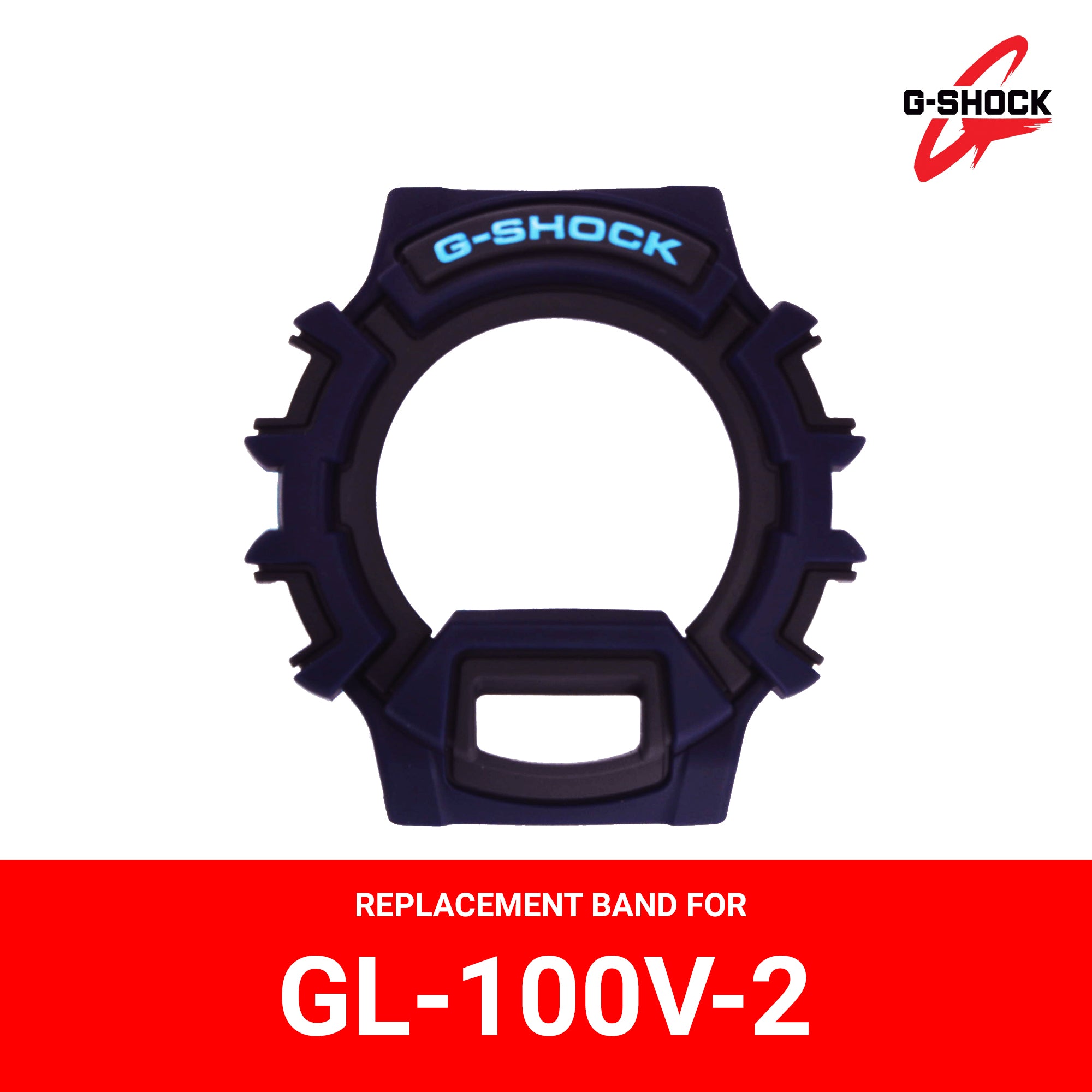 Lunette (Bezel) De Rechange Bleue Pour Casio G-Lide GLS-6900-2 - Neuf Avec étiquettes