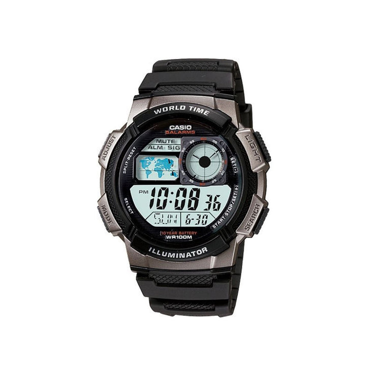 Casio AE-1000W-1BVDF Standard Digital Black Resin Strap Watch For Men