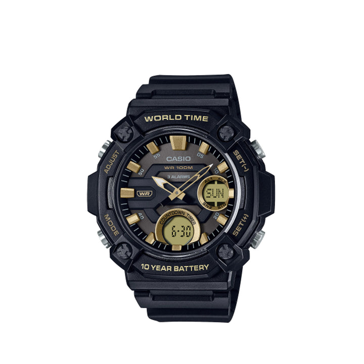 Casio AEQ-120W-9AVDF Black Analog Digital Resin Strap Watch For Men