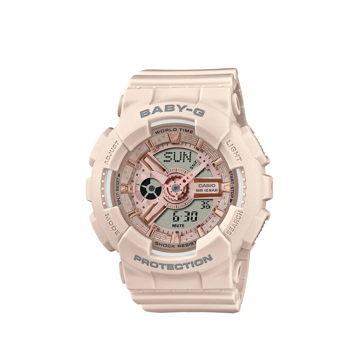 Casio Baby-G BA-110XCP-4ADR Analog Digital Pink Resin Strap Watch For Women