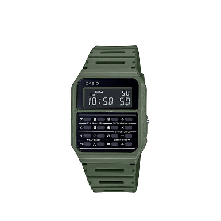 Casio CA-53WF-3BDF Vintage Standard Digital Green Resin Strap Watch For Men
