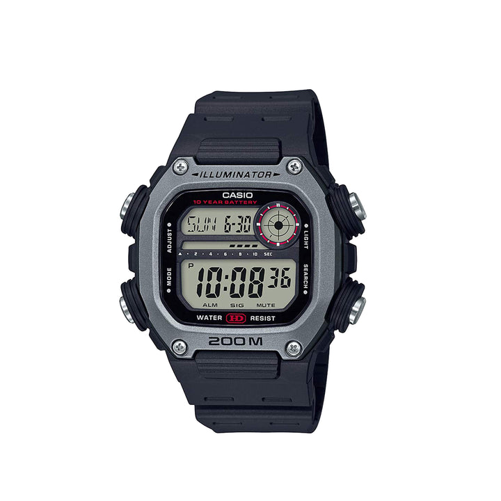 Casio DW-291H-1AVDF Digital Black Resin Strap Watch For Men