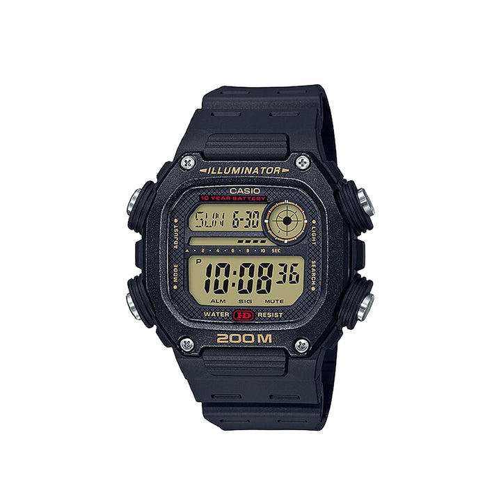 Casio DW-291H-9AVDF Digital Black Resin Strap Watch For Men