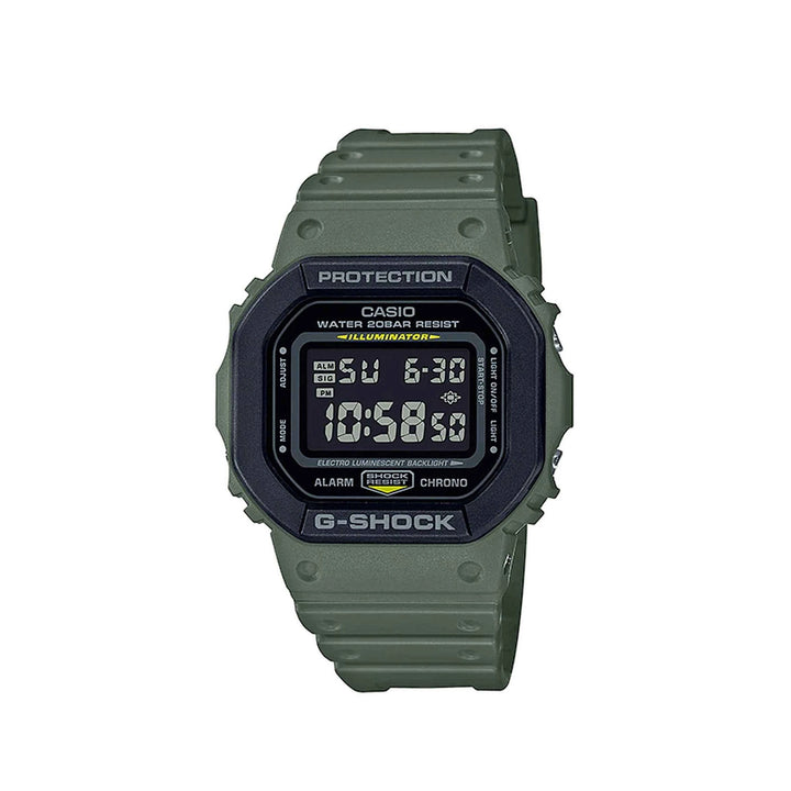 Casio G-Shock DW-5610SU-3DR Green Digital Resin Strap Watch For Men