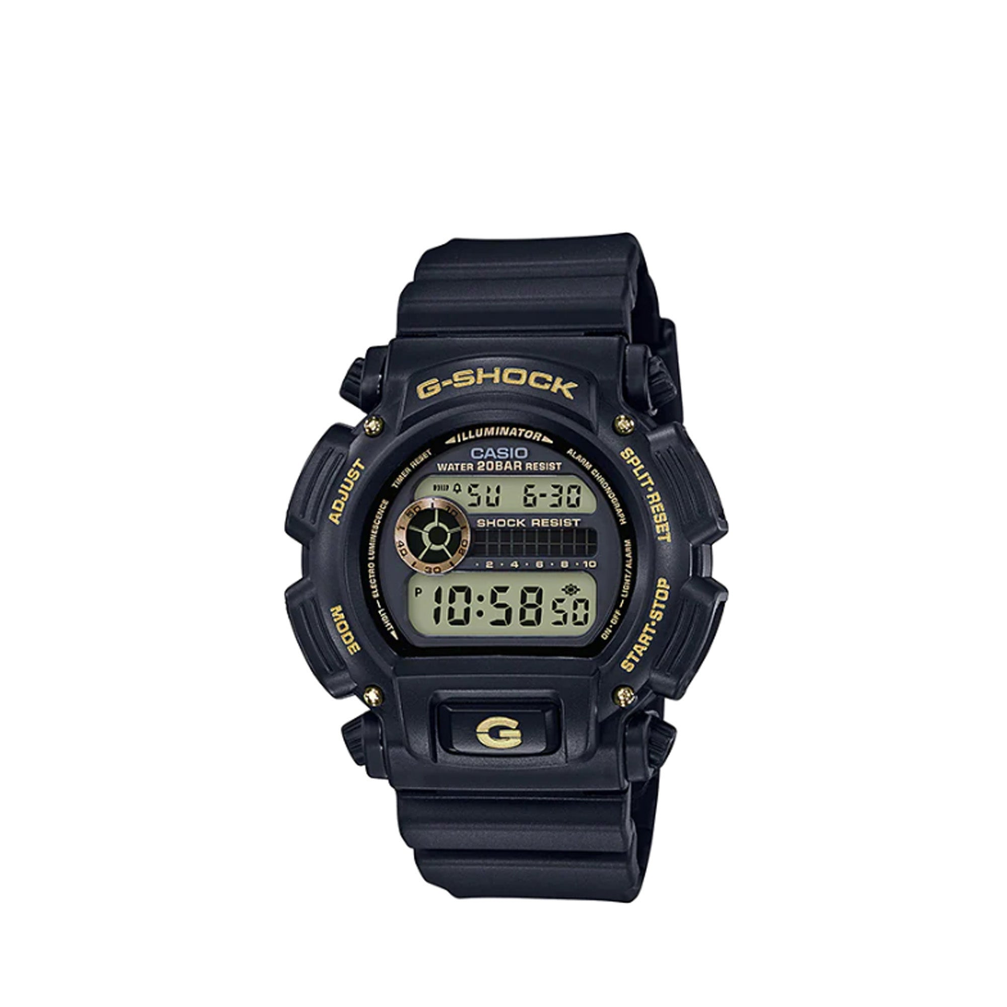 Casio G Shock DW 9052GBX 1A9SDR Standard Digital Black Resin Strap Wat Time Depot