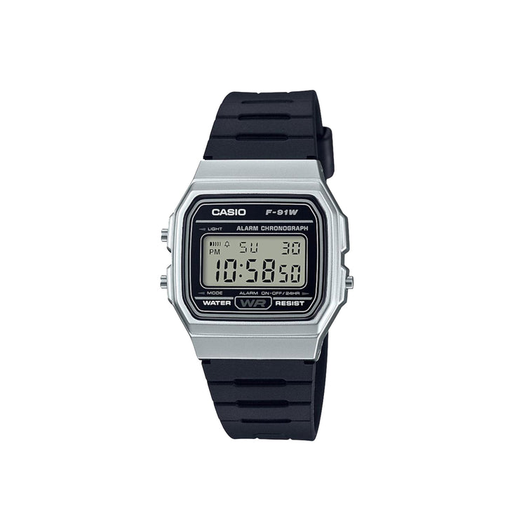 Casio F-91WM-1BDF Black Digital Resin Strap Watch For Men