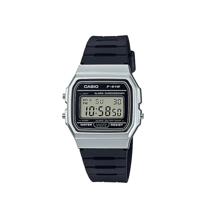 Casio F-91WM-7ADF Black Digital Resin Strap Watch For Men