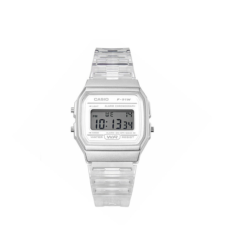 Casio F-91WS-7DF Standard Digital White Resin Watch For Men