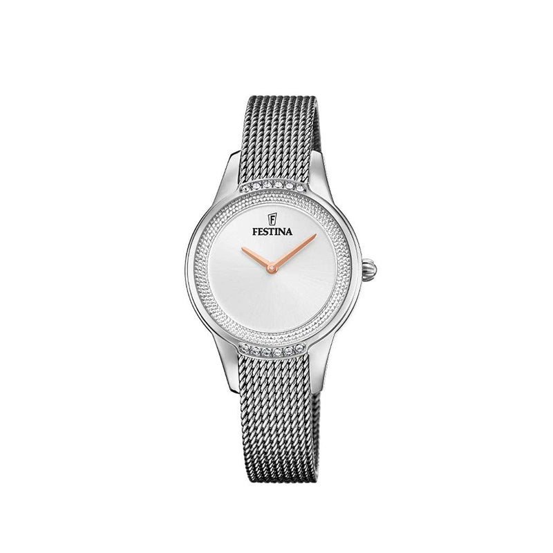 Festina F20494/1 Analog Silver Mademoiselle Stainless Steel Strap Watch For  Women