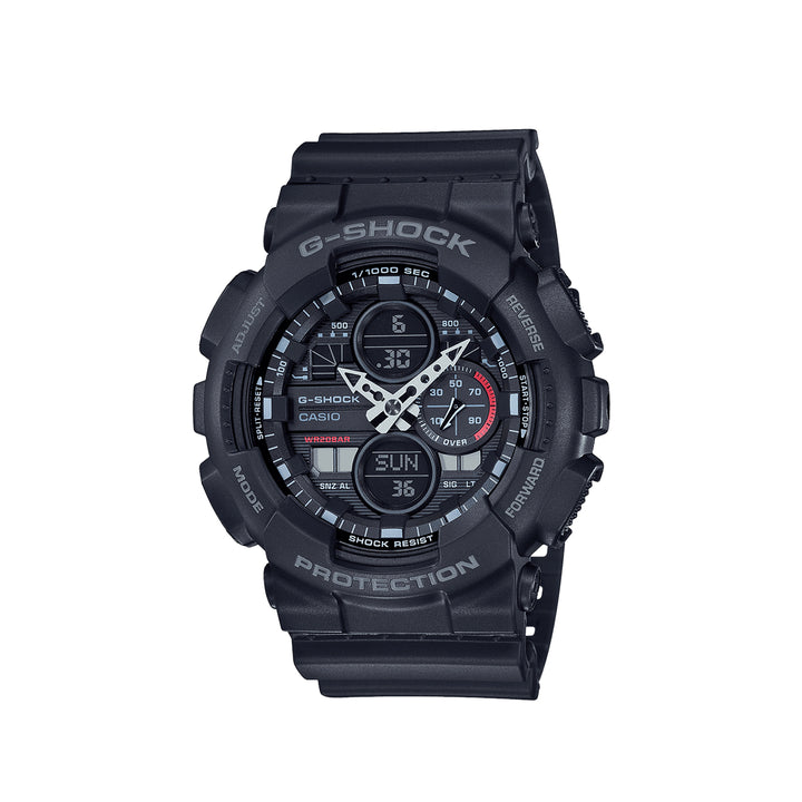 Casio G-Shock GA-140-1A1DR Black Analog Digital Resin Strap Watch For Men