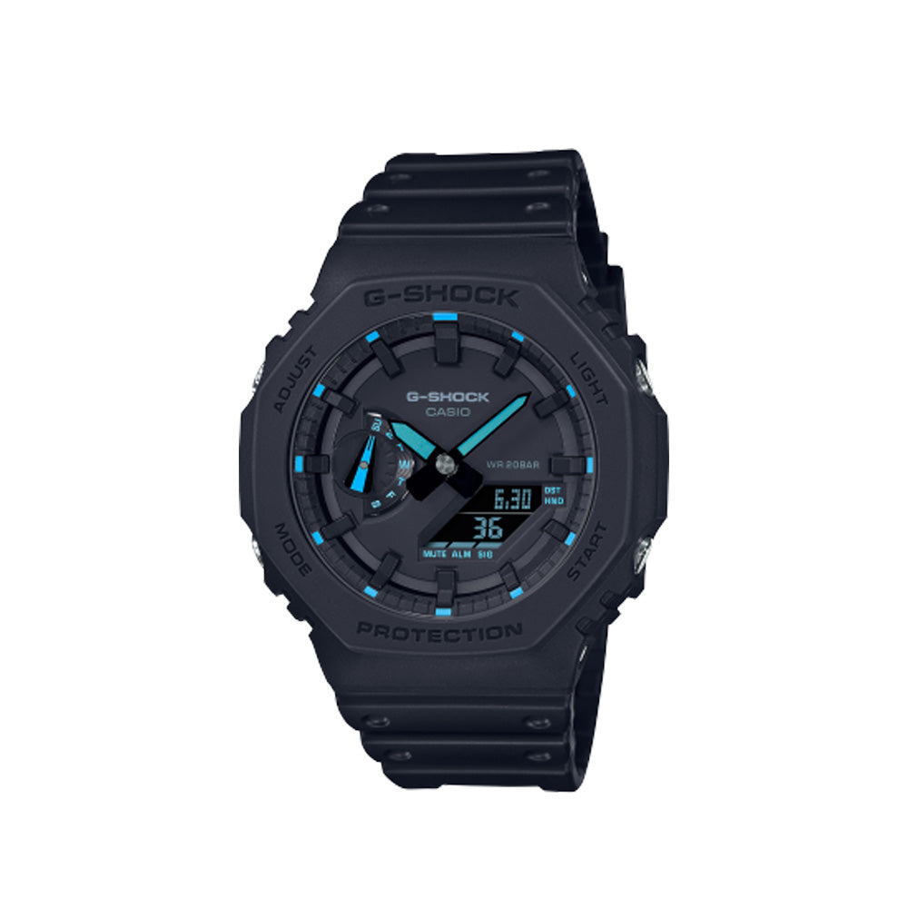 2100 G Casio G-shock GA-2100-7A Digital Analog Rubber Strap Watch