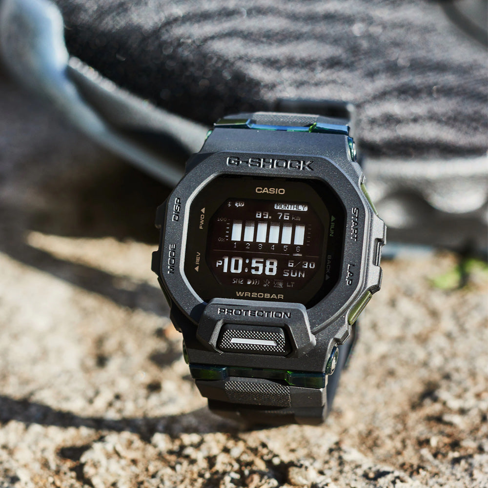 Casio G-Shock GBD-200UU-1DR G-Squad Digital Black Resin Strap