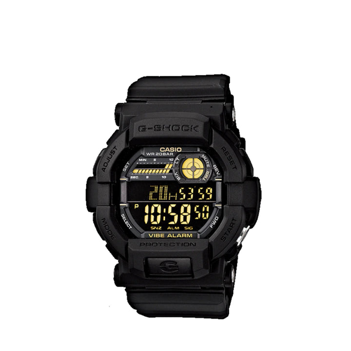 Casio G-Shock GD-350-1BDR Standard Digital Black Resin Strap Watch For Men