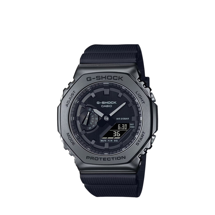 Casio G-Shock GM-2100BB-1ADR Analog Digital Black Resin Strap Watch For Men