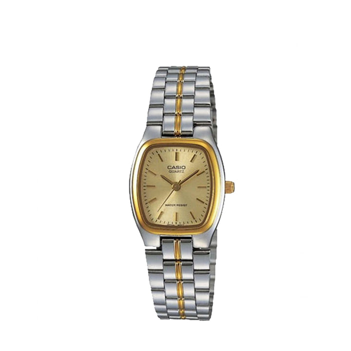 Casio LTP-1169G-9ARDF Analog Two-Tone Stainless Steel Strap Watch For Women