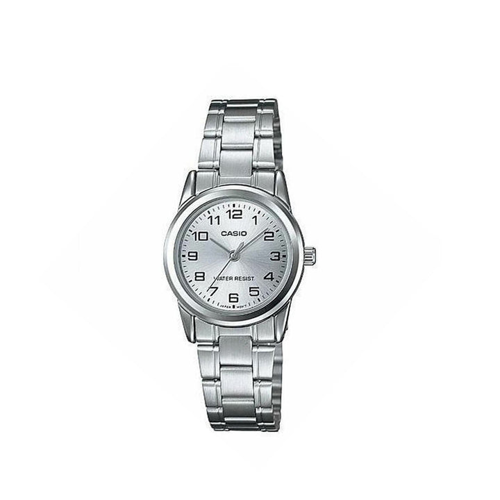 Casio LTP-V001D-7BUDF Silver Analog Stainless Steel Strap Watch For Women