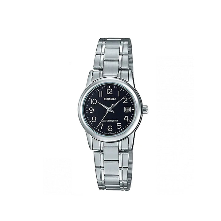 Casio LTP-V002D-1BUDF Silver Analog Stainless Steel Strap Watch For Women