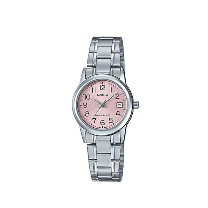 Casio LTP-V002D-4BUDF Silver Analog Stainless Steel Strap Watch For Women