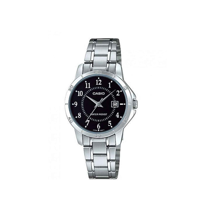 Casio LTP-V004D-1BUDF Silver Analog Stainless Steel Strap Watch For Women