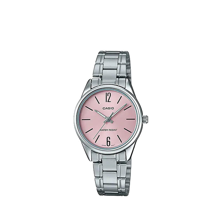 Casio LTP-V005D-4BUDF Analog Stainless Steel Strap for Women