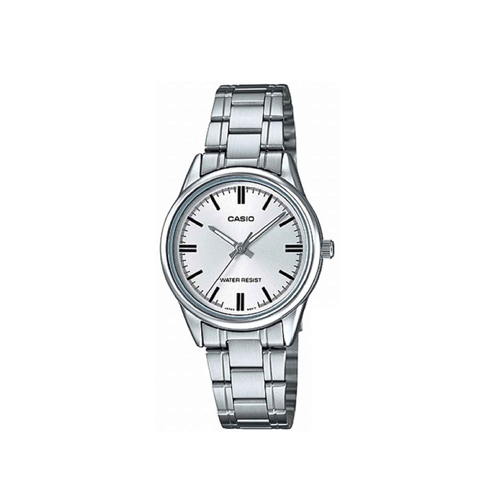 Casio LTP-V005D-7AUDF Silver Analog Stainless Steel Strap Watch For Women