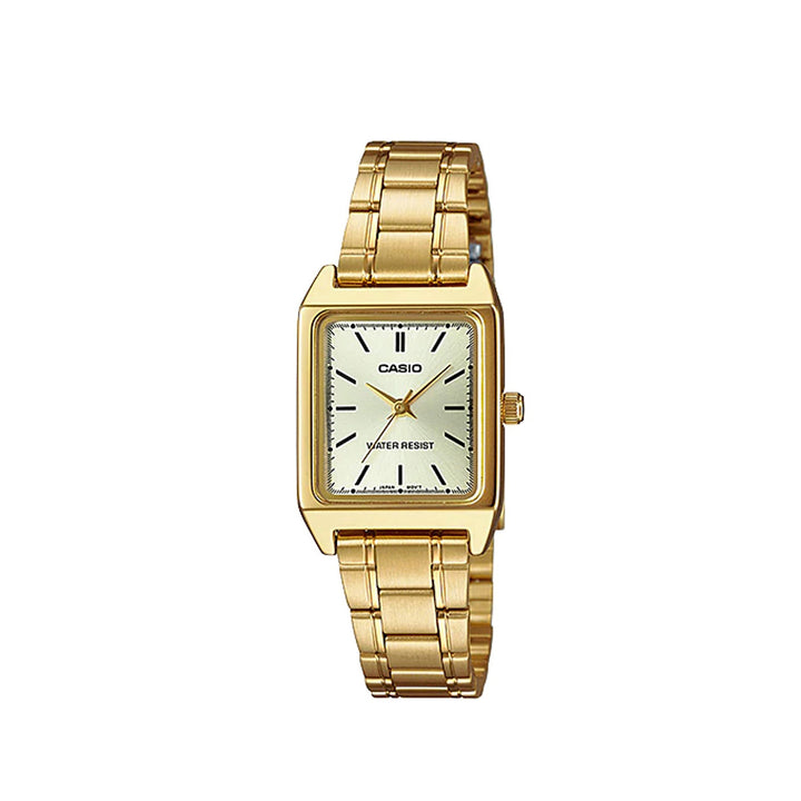 Casio LTP-V007G-9EUDF Gold Analog Stainless Steel Strap Watch For Women