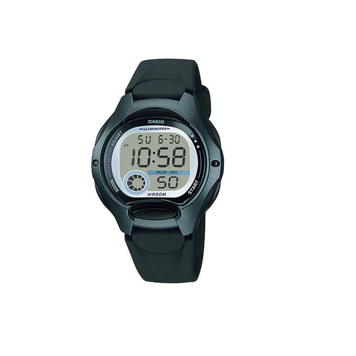 Casio LW-200-1BVDF Black Digital Resin Strap Watch For Women