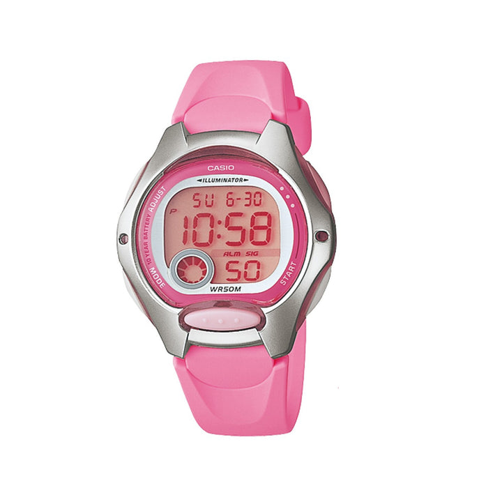 Casio LW-200-4BVDF Pink Digital Resin Strap Watch For Women