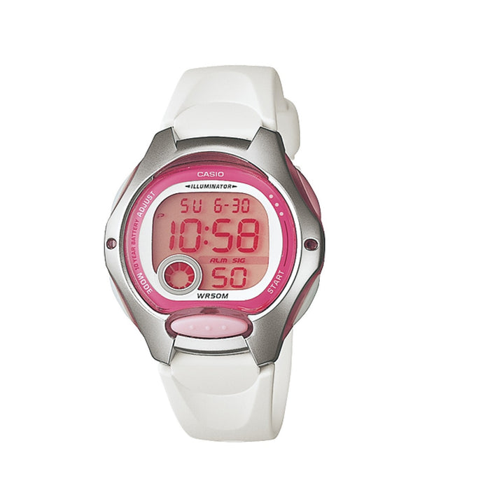 Casio LW-200-7AVDF White Digital Resin Strap Watch For Women