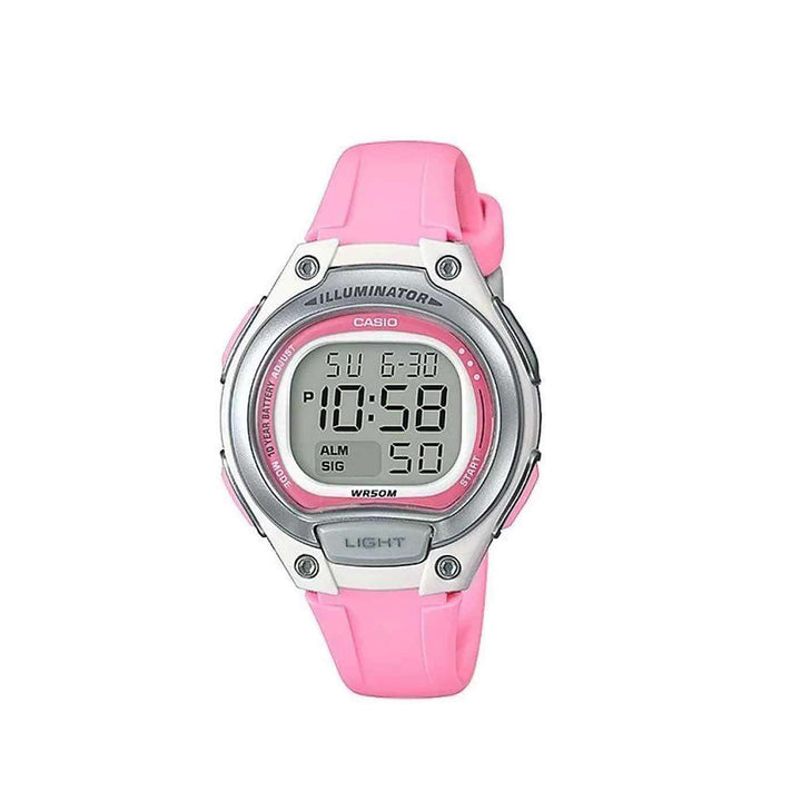 Casio LW-203-4AVDF Pink Digital Resin Strap Watch For Women