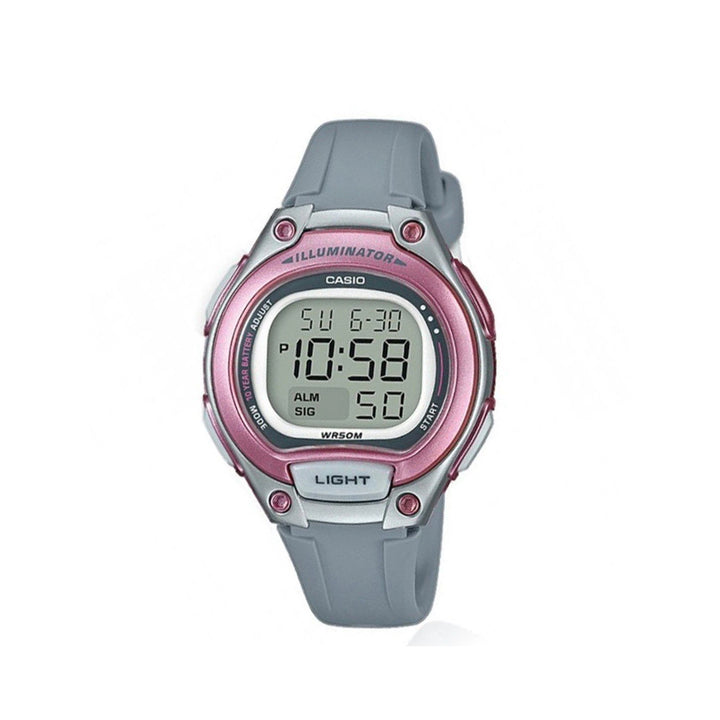 Casio LW-203-8AVDF Gray Digital Resin Strap Watch For Women