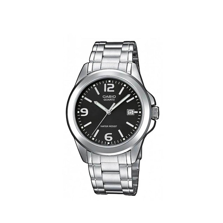 Casio MTP-1215A-1ADF Analog Silver Stainless Steel Metal Strap Watch For Men